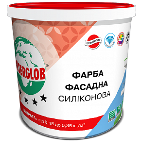 Фарба фасадна СИЛІКОНОВА 14кг
