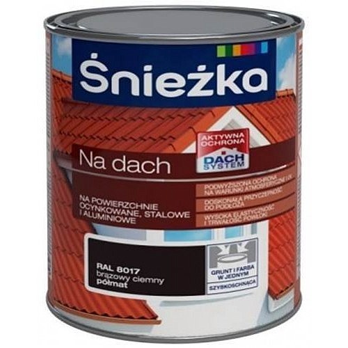 Снєжка на дах RAL8017 темно-коричнева полумат (0,75л)