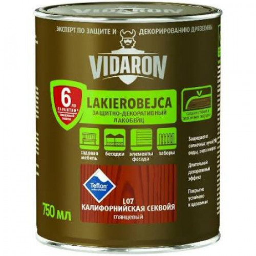 Vidaron Лакобейц L07 каліфорнійська секвоя (0.75л)(уп-8шт)