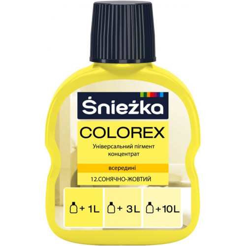 12 Колорекс № 12 желтый сол. (0,1 л) (уп-20шт) (п-2880шт)